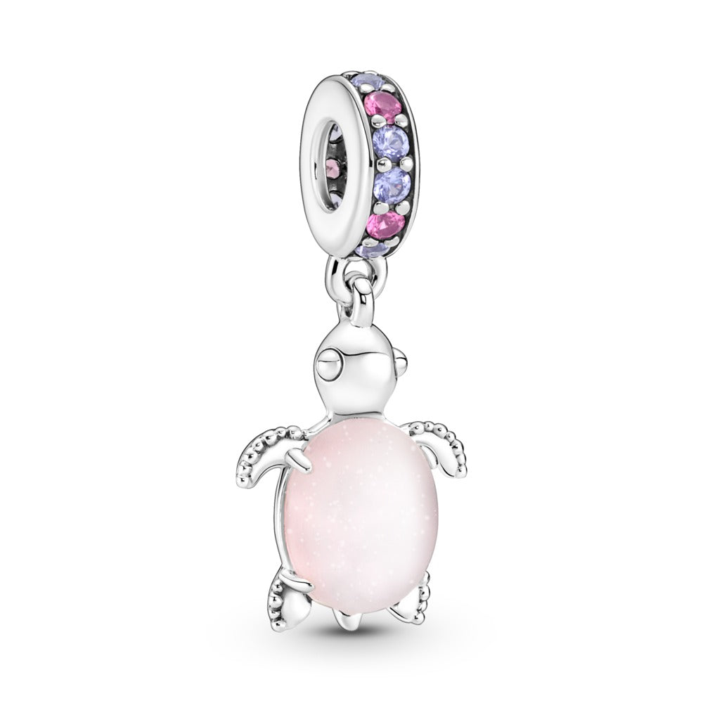 PANDORA Frosted Sea Turtle Dangle Charm 798939C02
