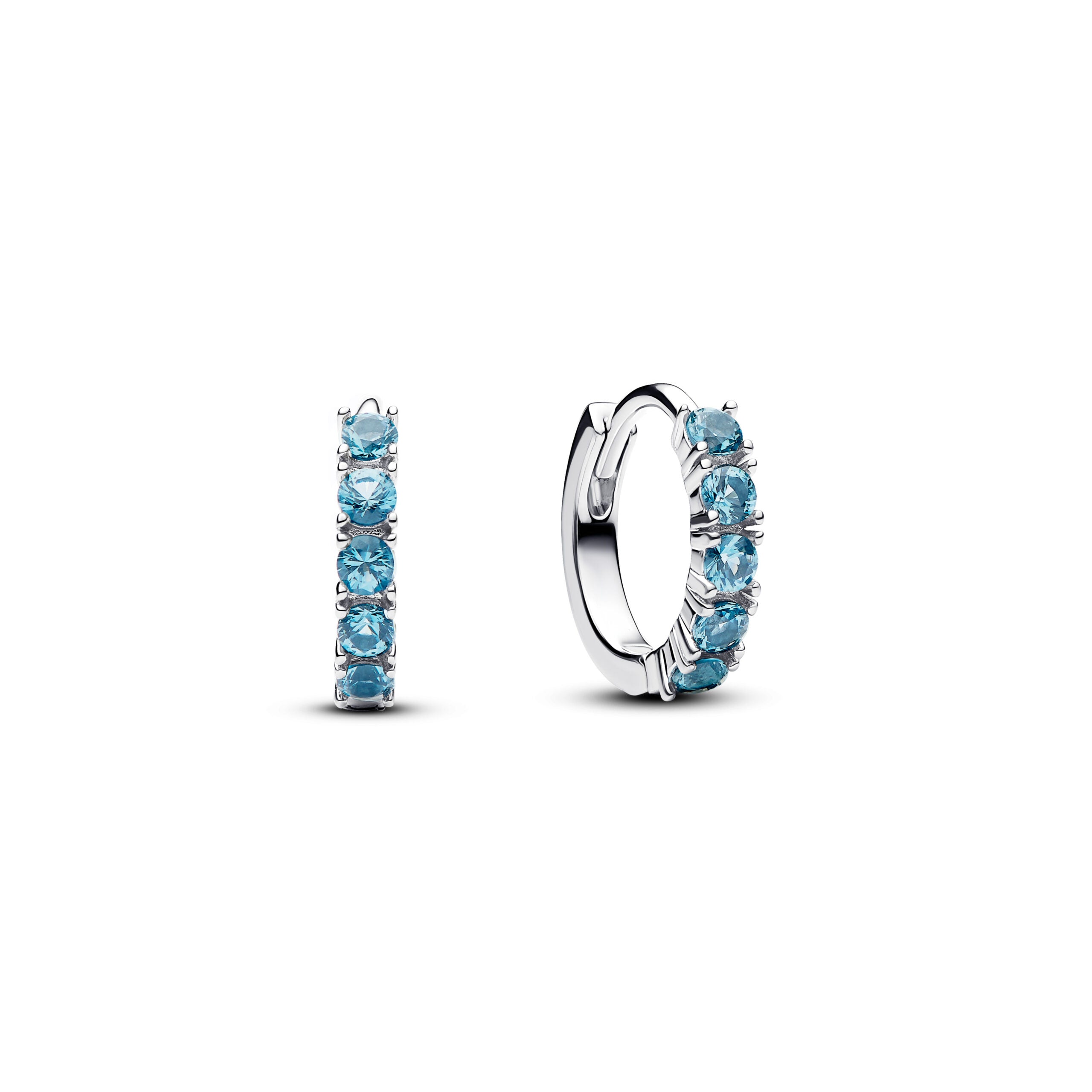 PANDORA Blue Huggie Earrings 293849C01 image 0