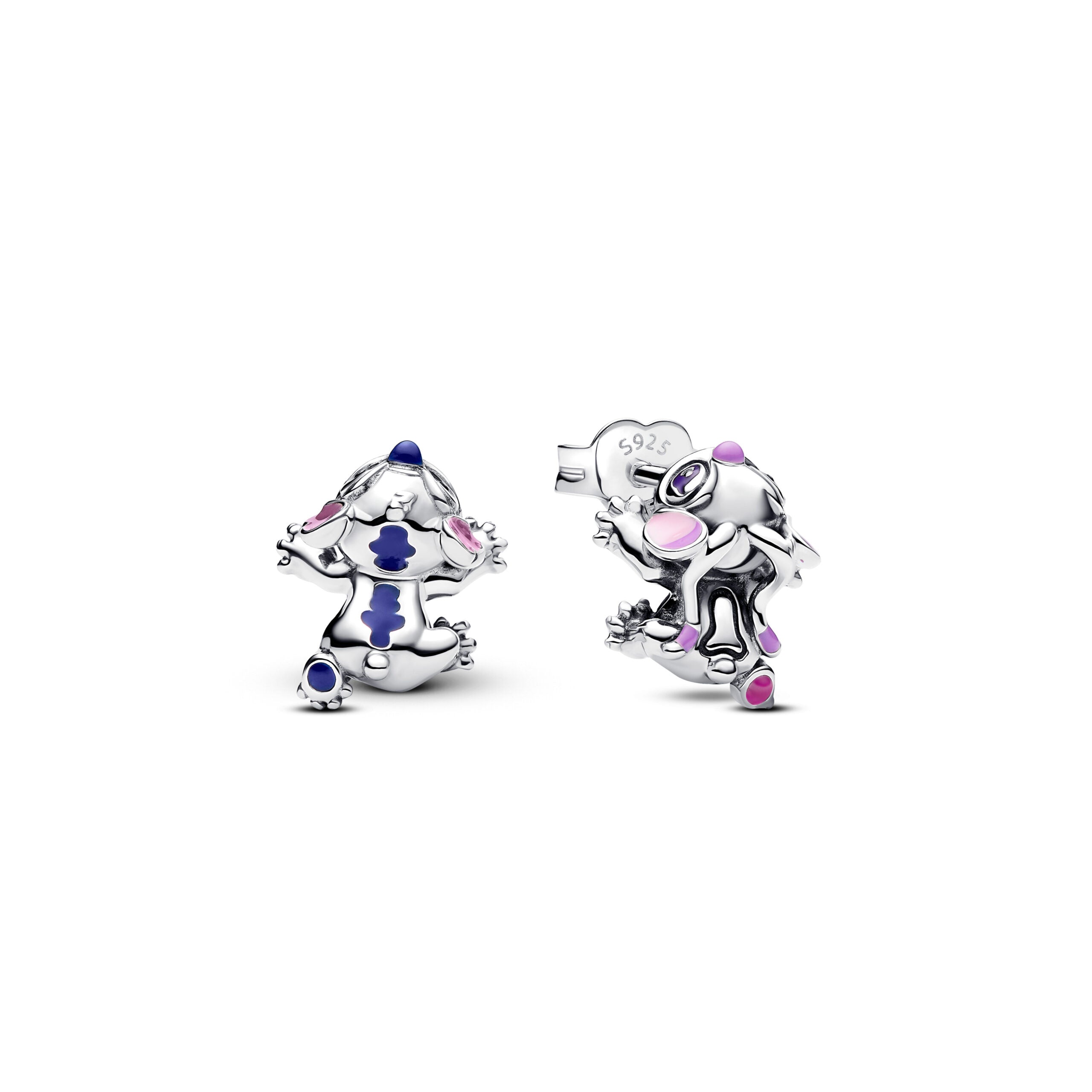 PANDORA Disney Stitch &amp; Angel Stud Earrings 293741C01 image 0