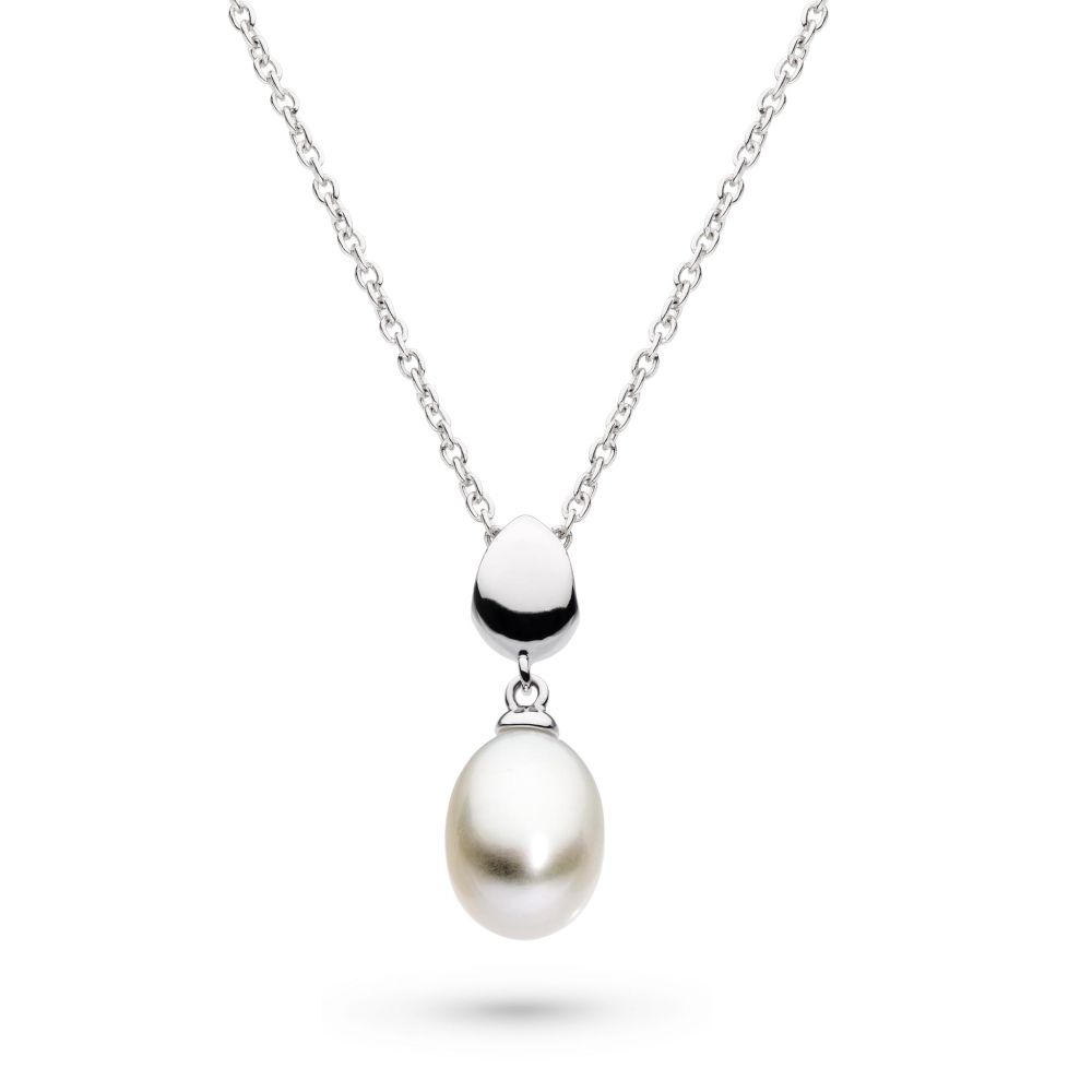 Kit Heath Coast Pebble Pearl Droplet 18" Necklace 90184FP