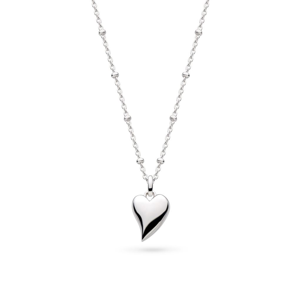 Kit Heath Desire Kiss Midi Heart 18" Ball Chain Necklace 90500RP