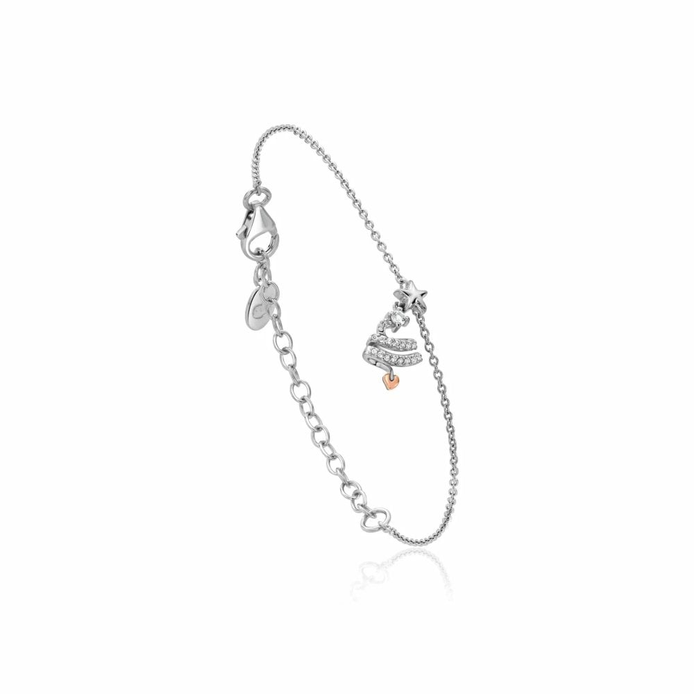 Clogau Christmas Tree Silver Bracelet 3SCGS0713 image 0
