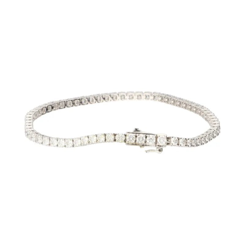9ct White Gold 4.00ct Lab Grown Diamond Bracelet271136