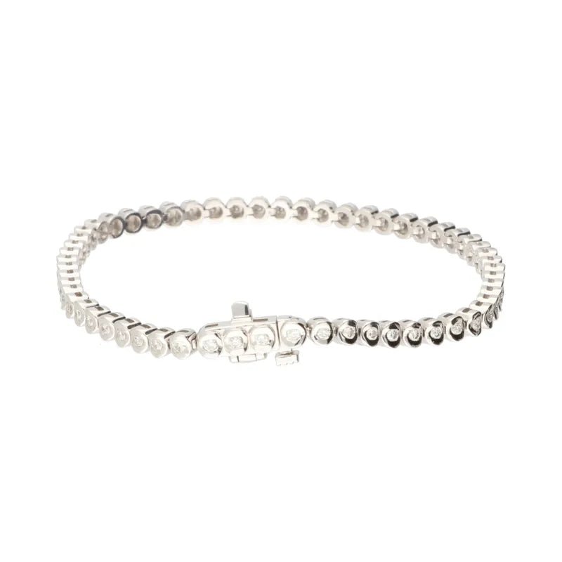 9ct White Gold 4.00ct Lab Grown Diamond Bracelet271136