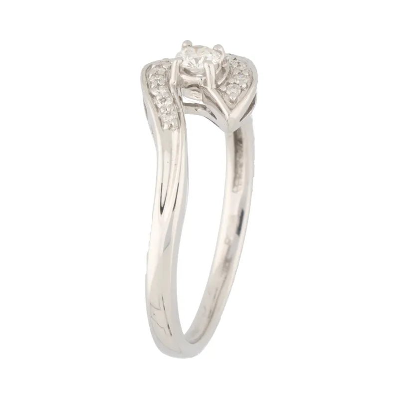9ct White Gold Diamond Ring 0.16ct262620