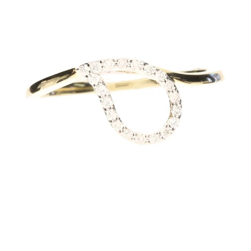 9ct Yellow Gold 0.90ct Diamond Teardrop Ring274803