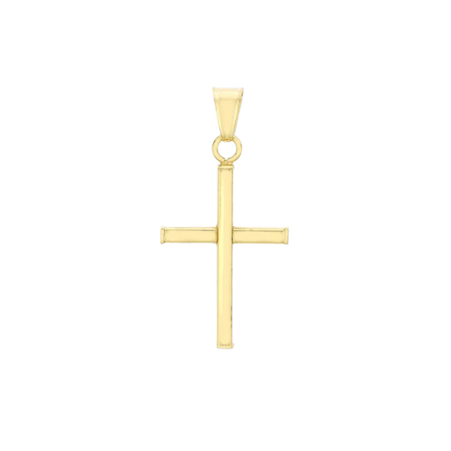 9ct Yellow Gold 16mm x 27mm Cross Pendant