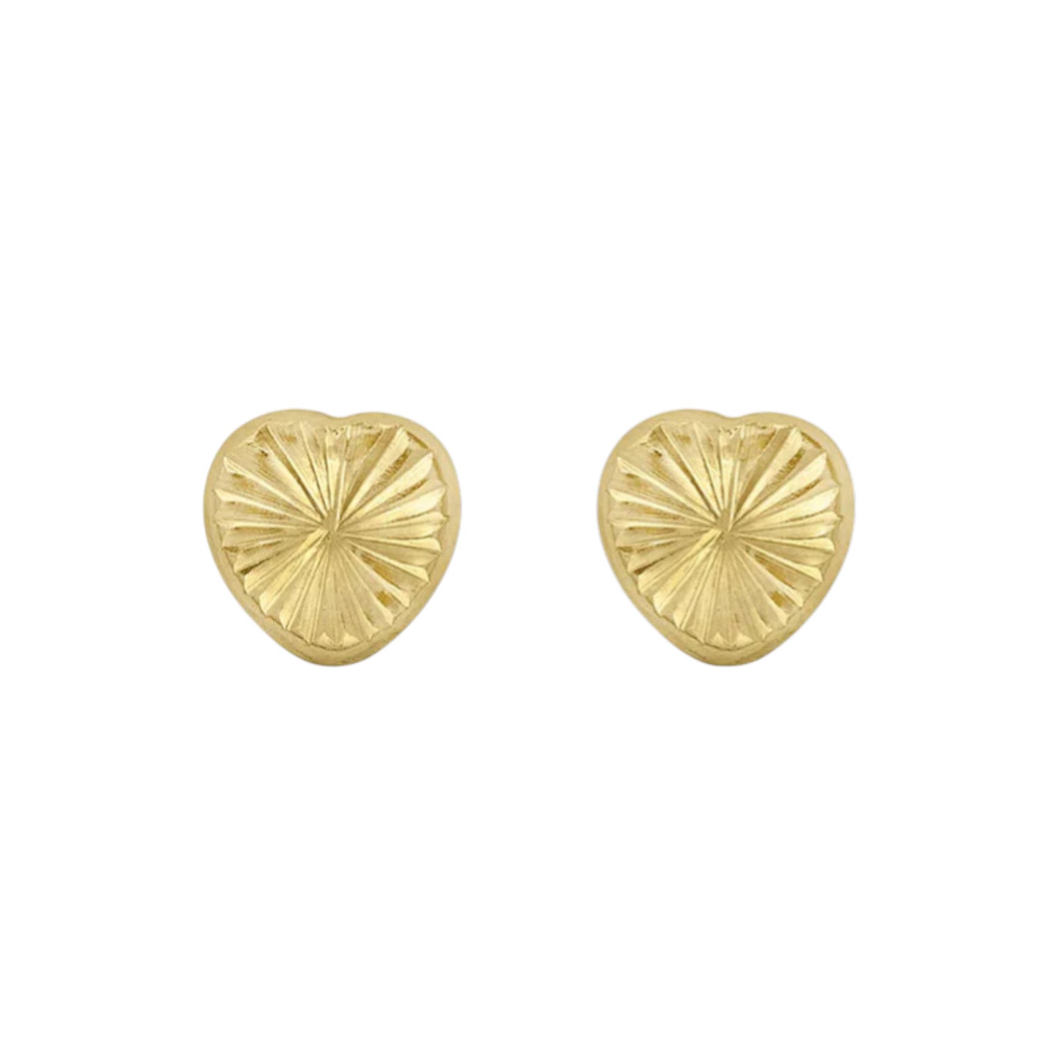 9ct Yellow Gold 5mm Spanish Stud Earrings