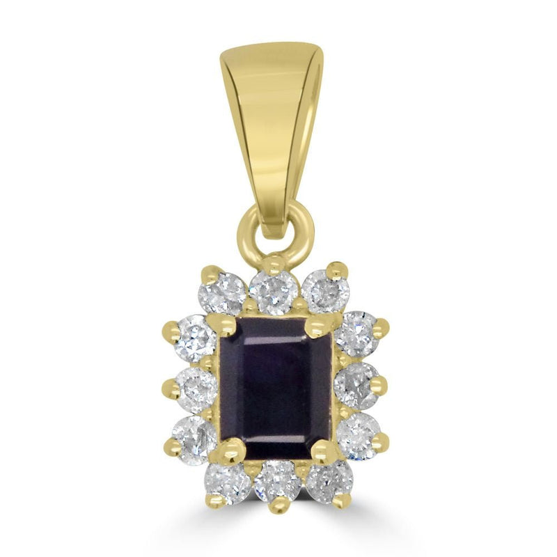 9ct Yellow Gold Diamond 0.21ct Cluster PendantWWW3657P