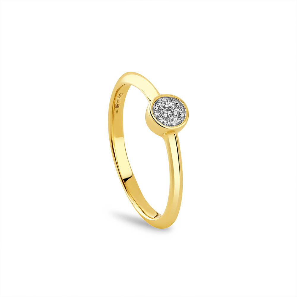Clogau Celebration 9ct Yellow Gold Lab-Grown Diamond Ring GCLC0362