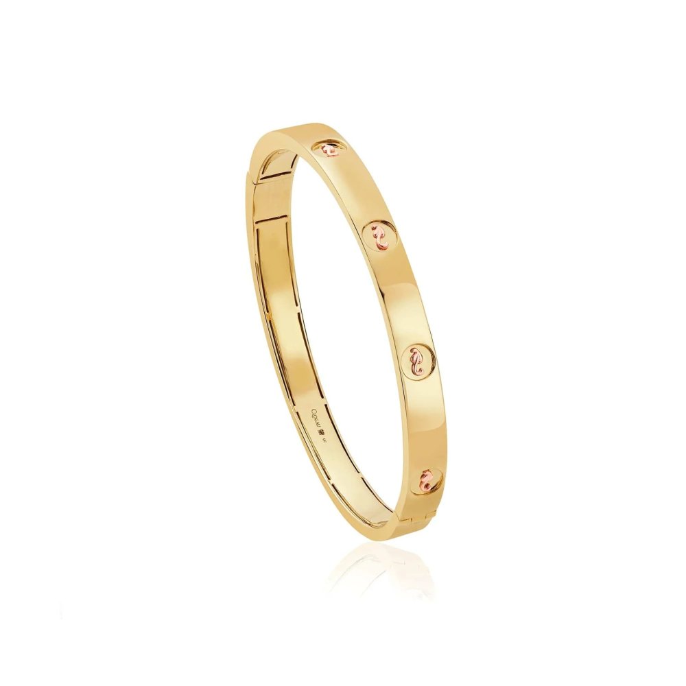 Clogau Insignia 9ct Solid Gold Bangle GTOL0325