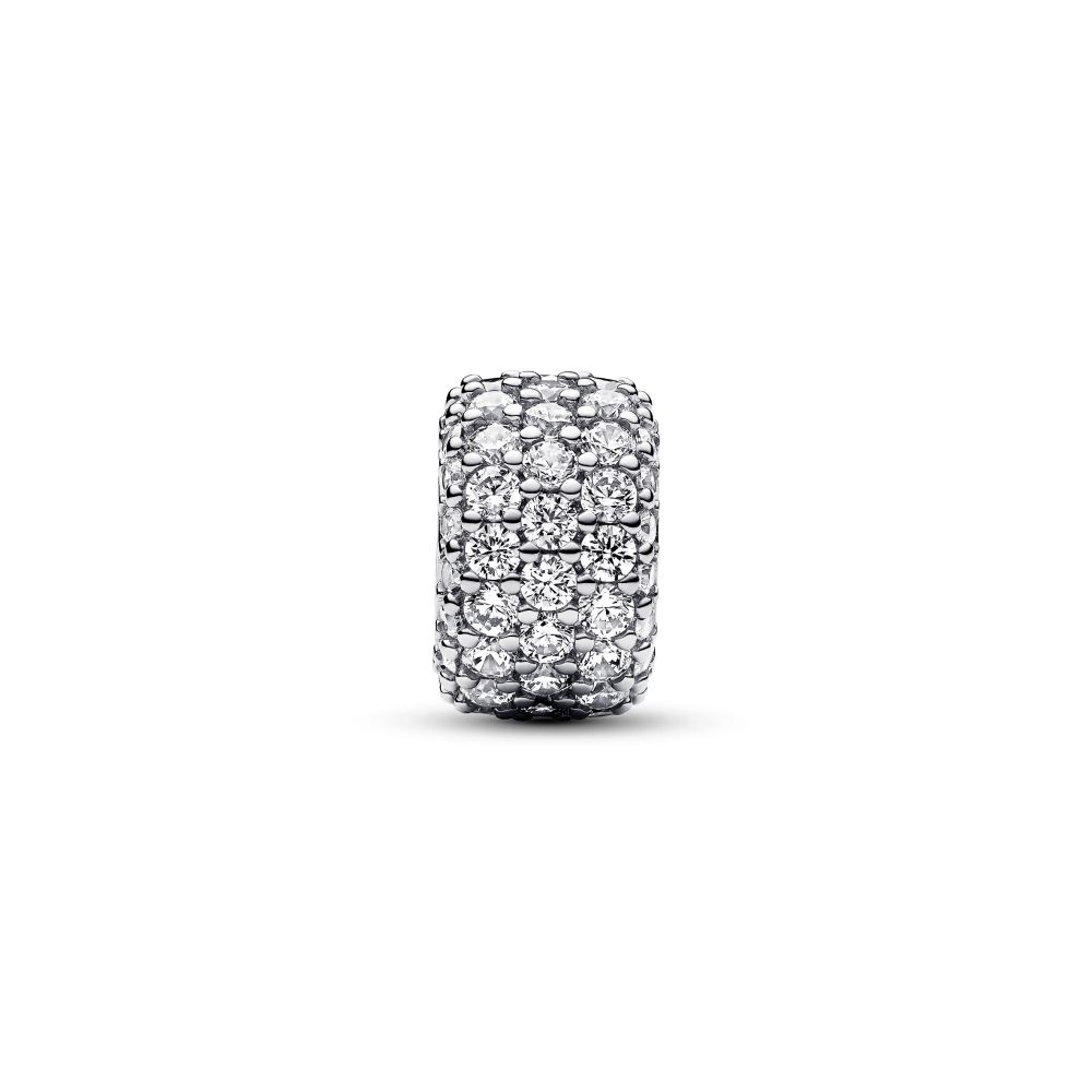 PANDORA Sparkling Pave Triple-row Charm 792820C01