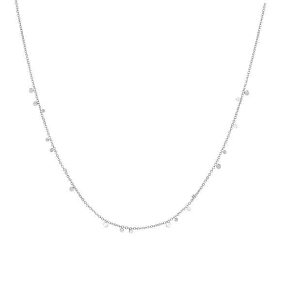 Ania Haie Silver Mini Disc Drop Stacking Necklace N063-02H
