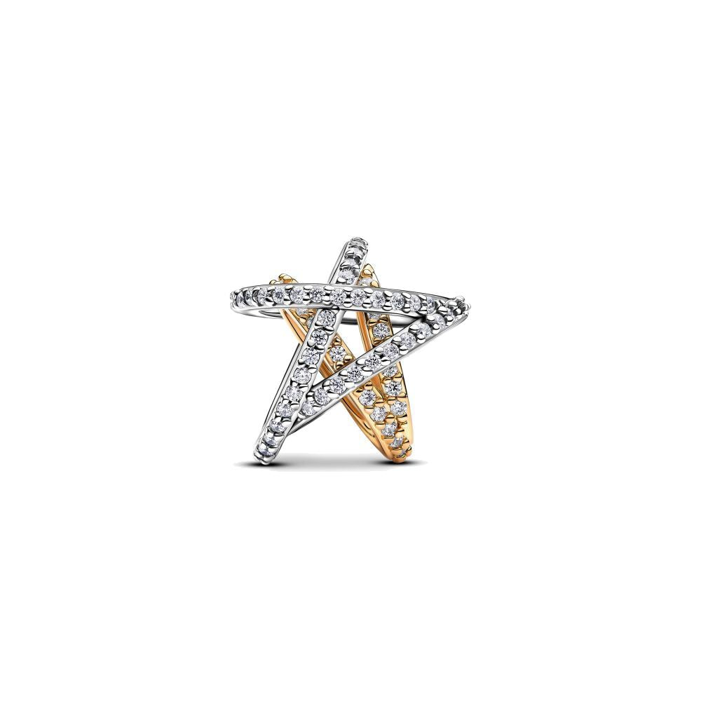 PANDORA Sparkling Crossover Star Charm 763590C01 image 1