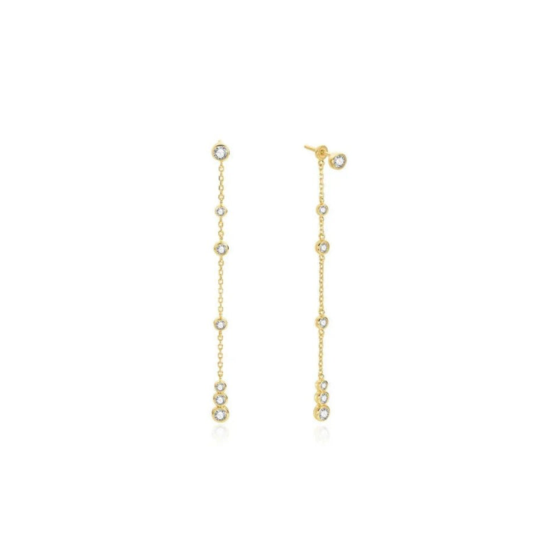 Ania Haie Gold Cascade Station Drop Stud Earrings E075-12GE075-12G