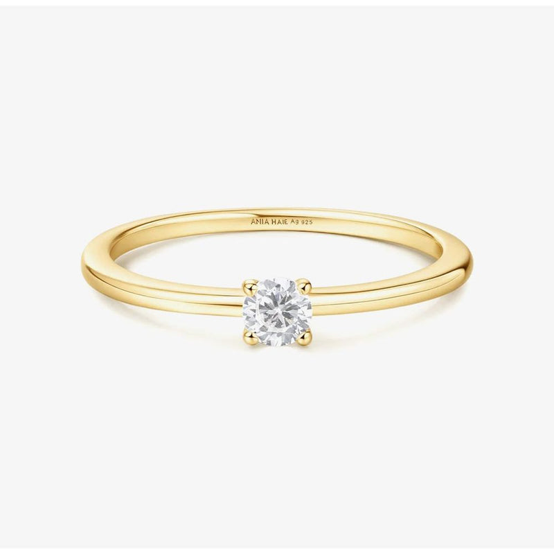 Ania Haie Gold Classic Slim Stacking Ring R064-01G-54R064-01G-54
