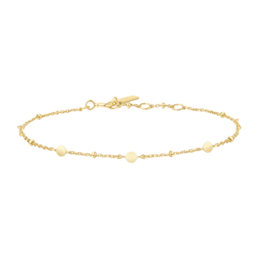 Ania Haie Gold Disc Station Bracelet B063 - 01GB063-01G