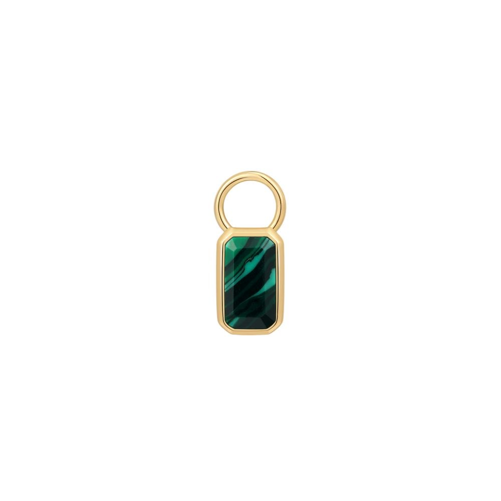 Ania Haie Gold Faceted Green Earring Charm