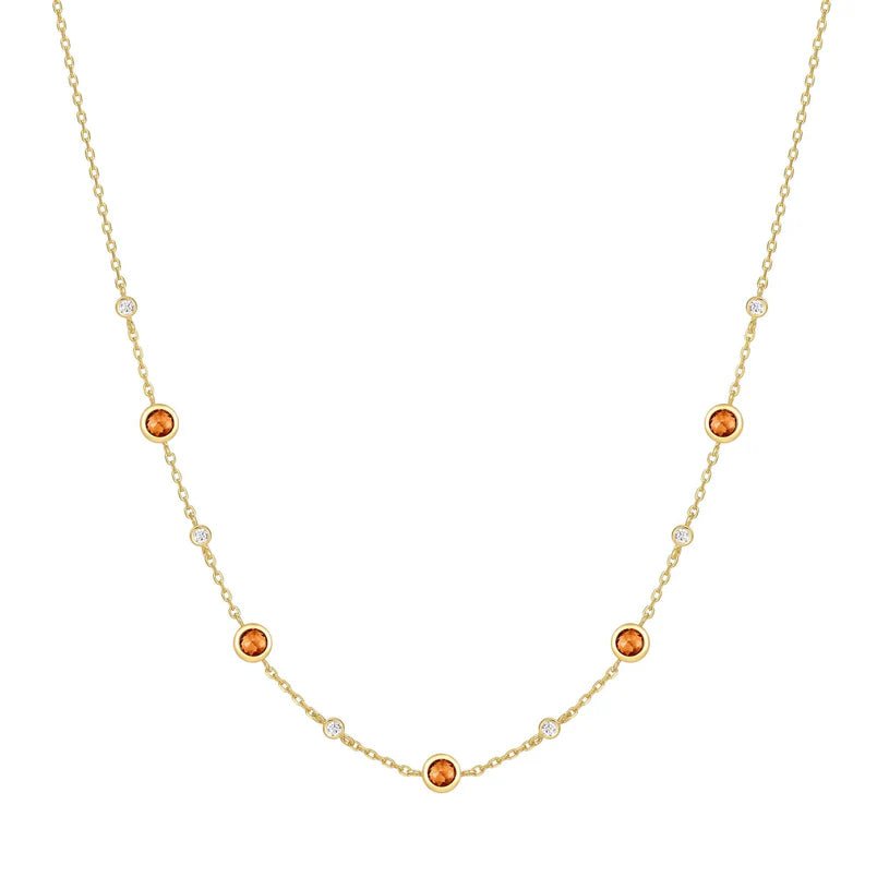 Ania Haie Gold Nano Gem Station Necklace N066 - 01GN066-01G