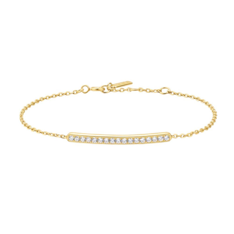 Ania Haie Gold Pavé Bar Bracelet B062 - 02GB062-02G