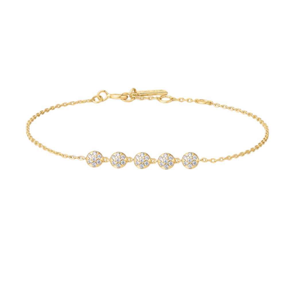 Ania Haie Gold Pavé Multi Beaded Chain Bracelet B065 - 04GB065-04G