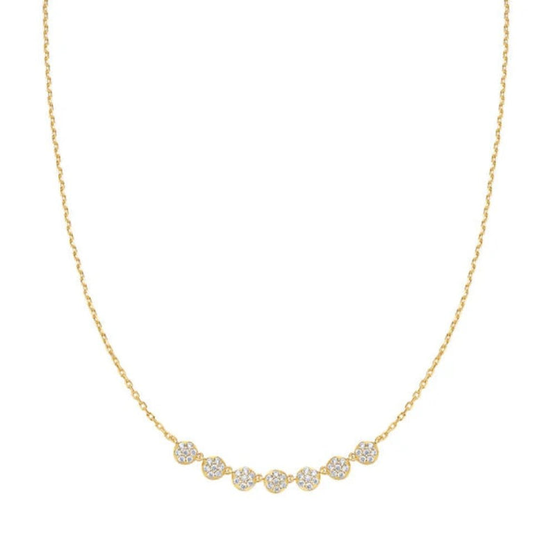 Ania Haie Gold Pave Multi Beaded Chain Necklace N065-07GN065-07G