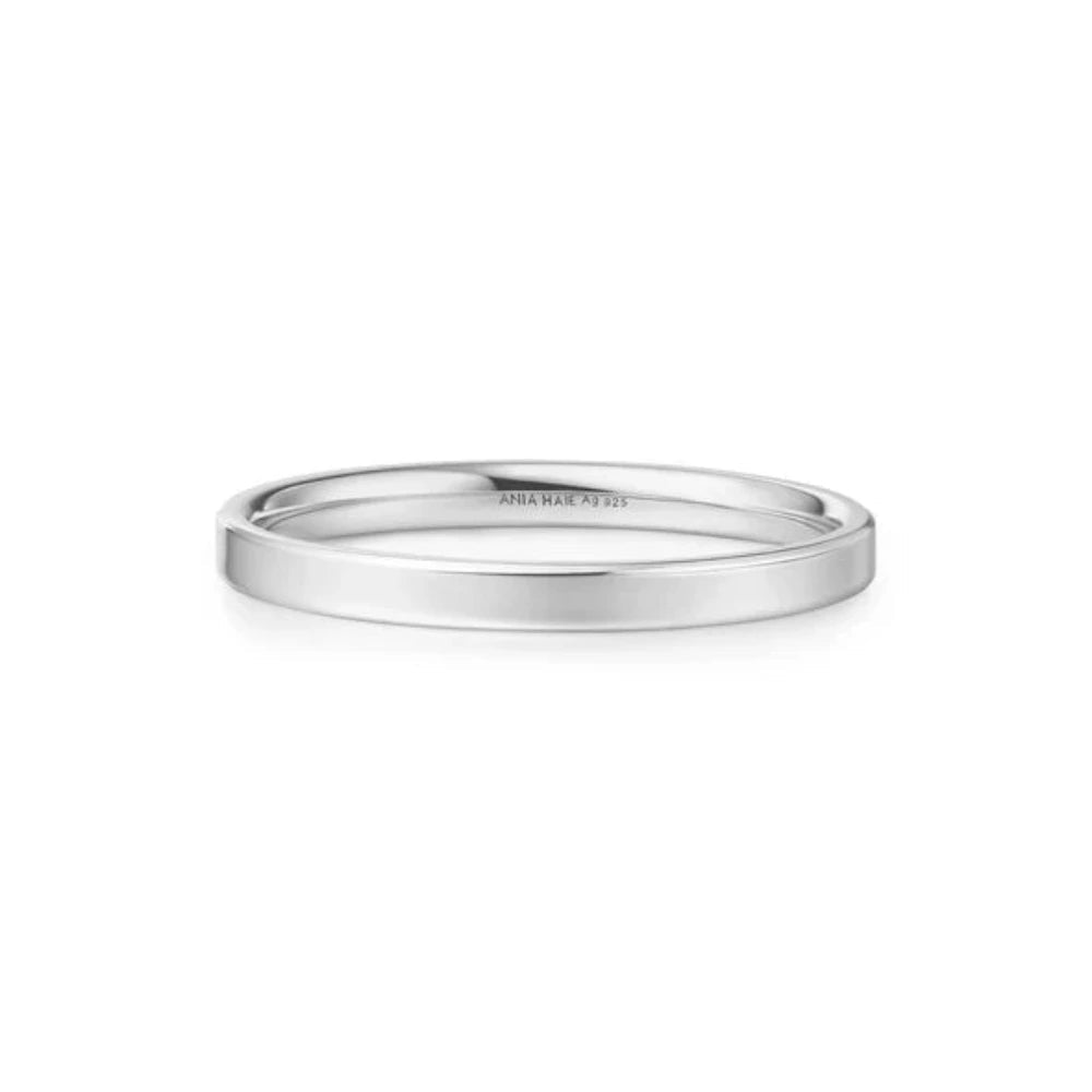 Ania Haie Silver 2mm Smooth Band R064-02H-54R064-02H-54