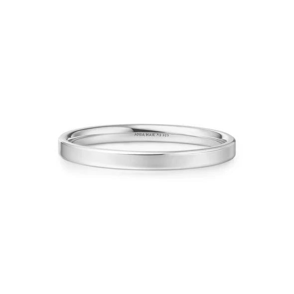 Ania Haie Silver 2mm Smooth Band R064 - 02H - 58R064-02H-58