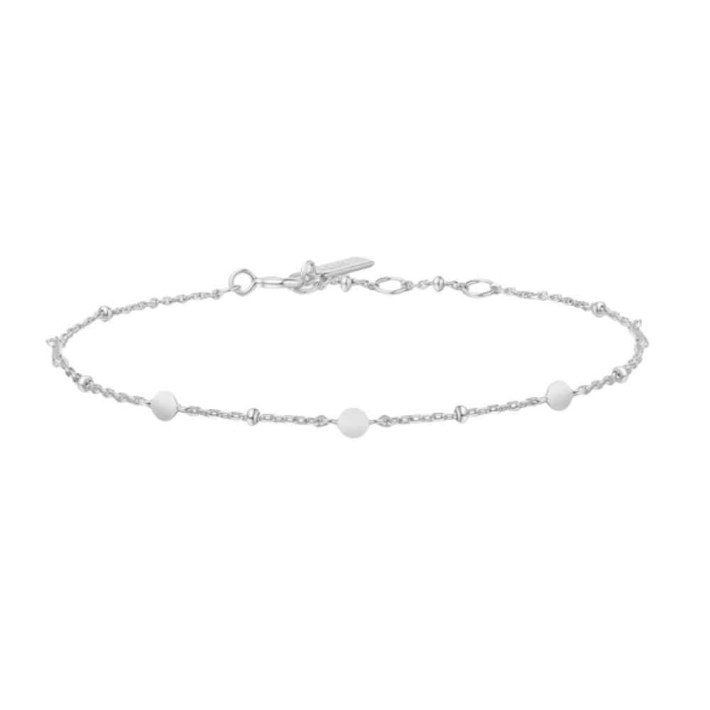 Ania Haie Silver Disc Station Bracelet B063 - 01HB063-01H