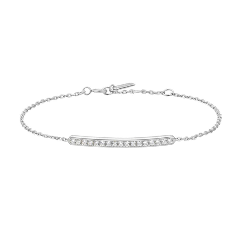 Ania Haie Silver Pavé Bar Bracelet B062 - 02HB062-02H