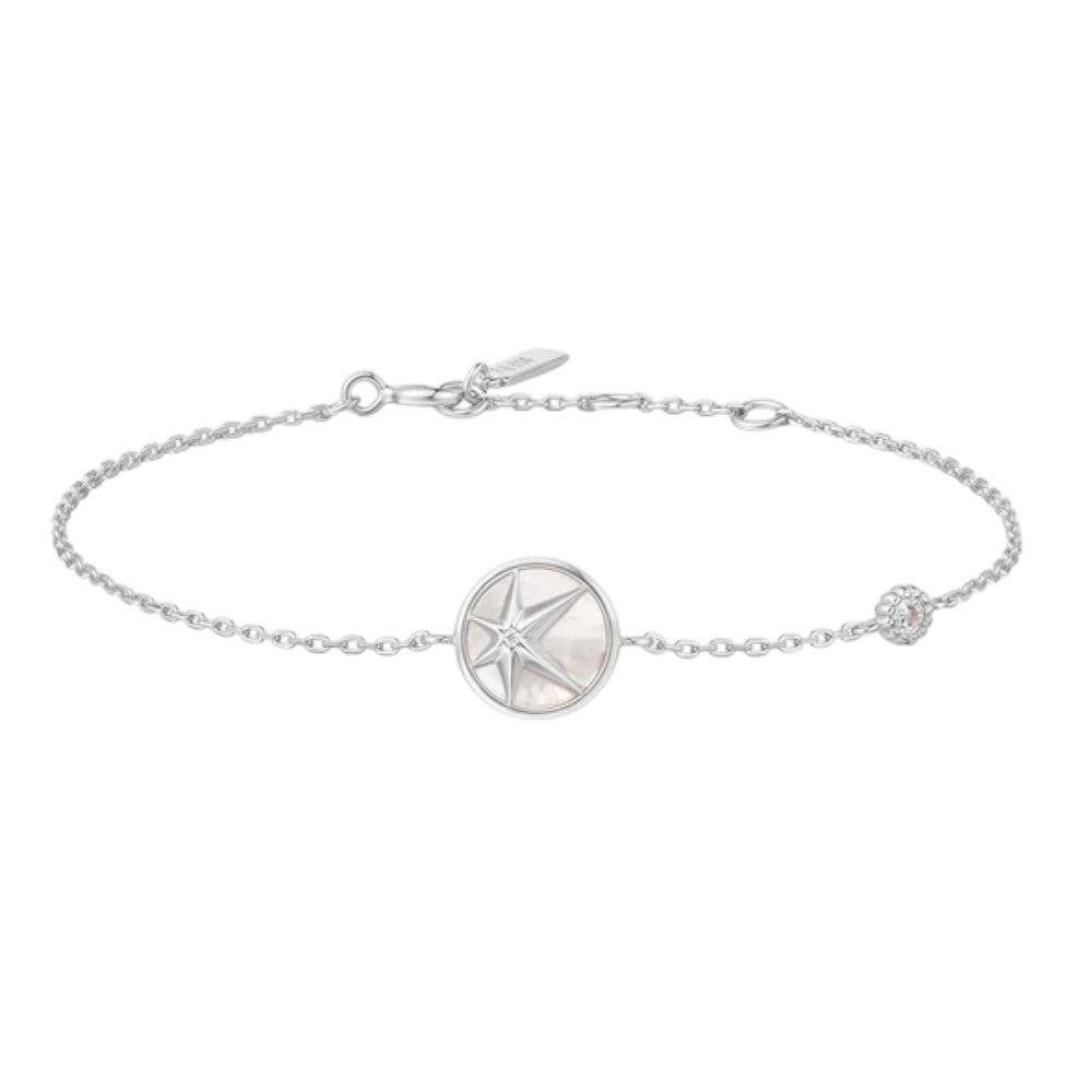 Ania Haie Silver Star Mother - Of - Pearl Bracelet B065 - 02HB065-02H