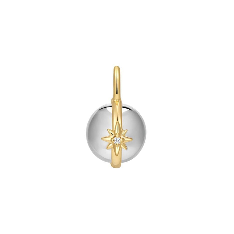 Ania Haie Two Tone Celestial Sphere Charm NC048 - 13TNC048-13T
