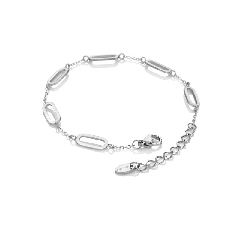 Ava & Sky Intermittent Paperclip Bracelet ASL0014ASL0014