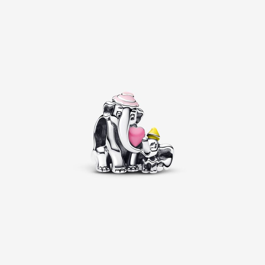 PANDORA Disney Dumbo &amp; Mum Charm 793751C01 image 0