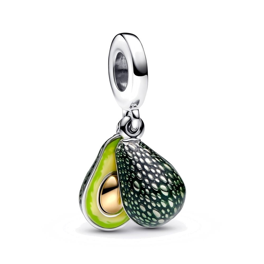PANDORA Avocado Double Dangle Charm 763405C01 image 0