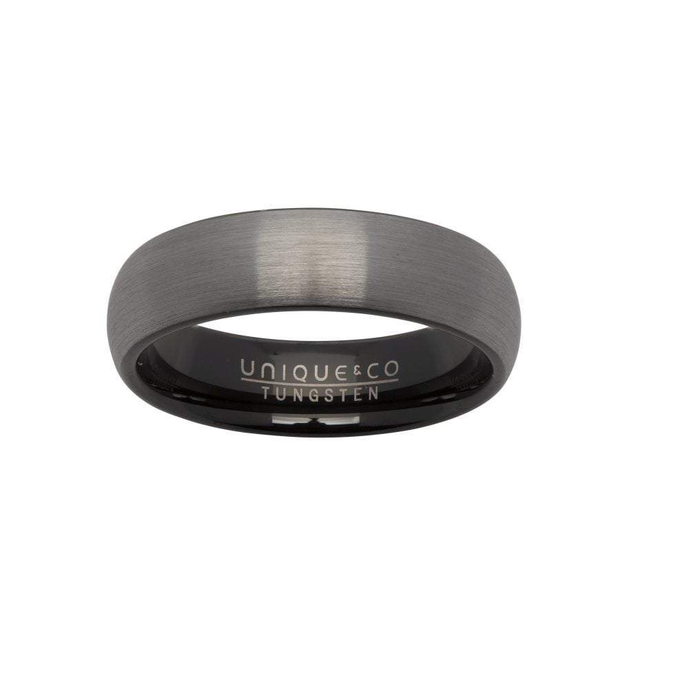 Tungsten Carbide with Black Plating 6mm Ring image 0