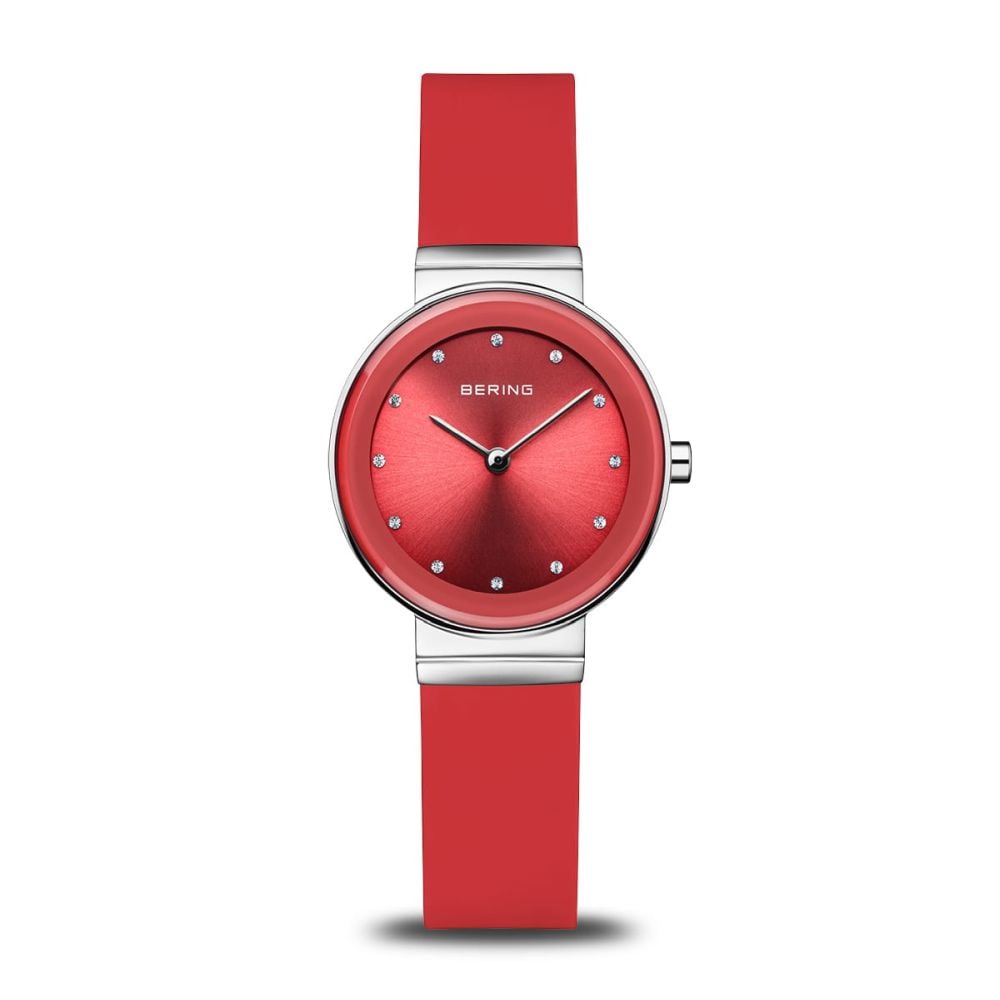 Bering Ladies Classic Polished Red Watch 10129 - 503