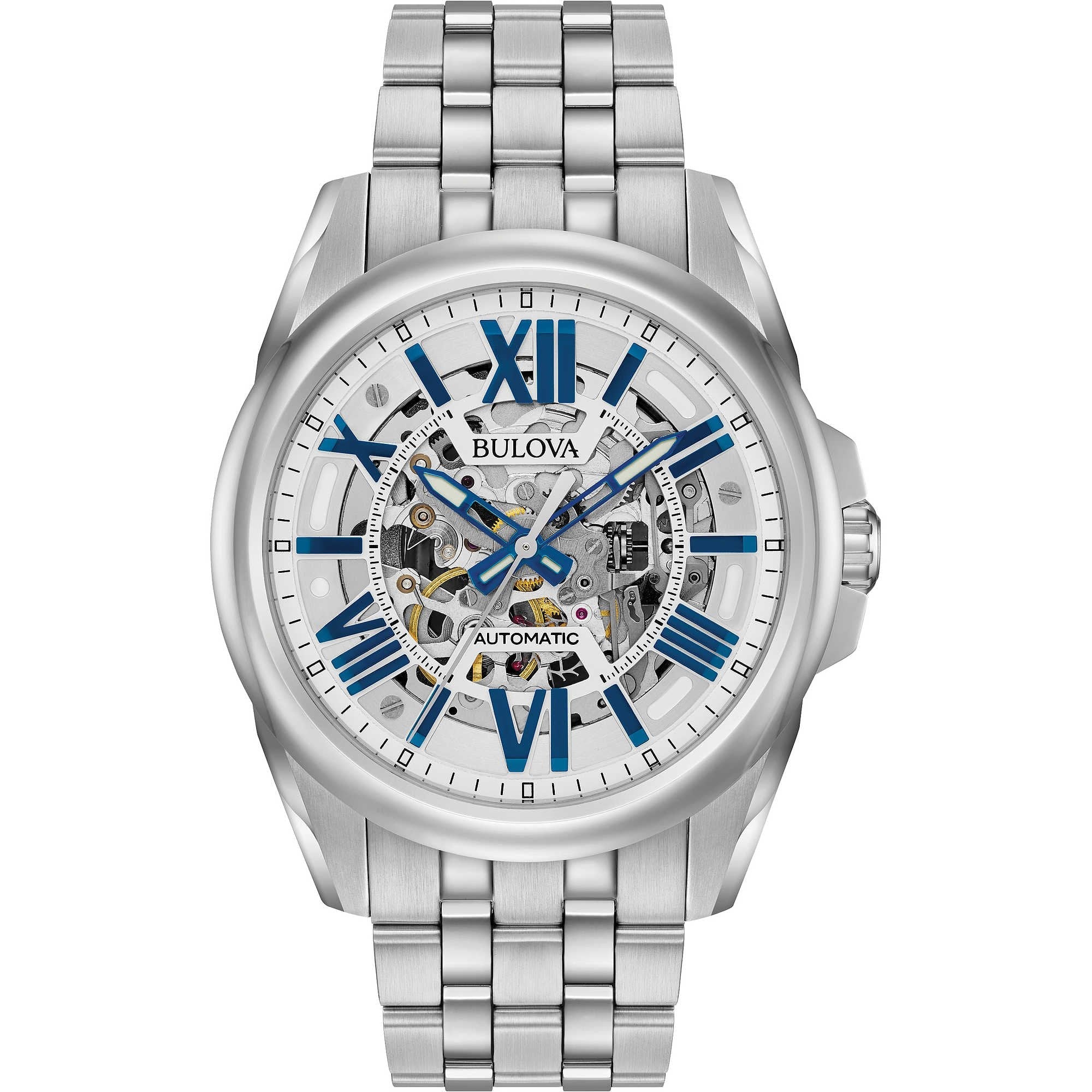 Bulova Men's Skeleton Mechanical Watch 96A187