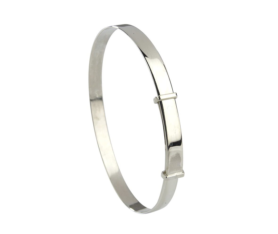 Silver Childs Bangle 04 image 0
