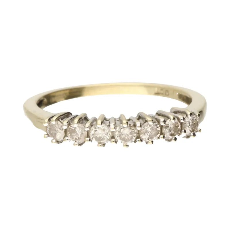 Captivating Pre - Owned 9ct Yellow Gold Diamond Eternity Ring2026W35-44-15