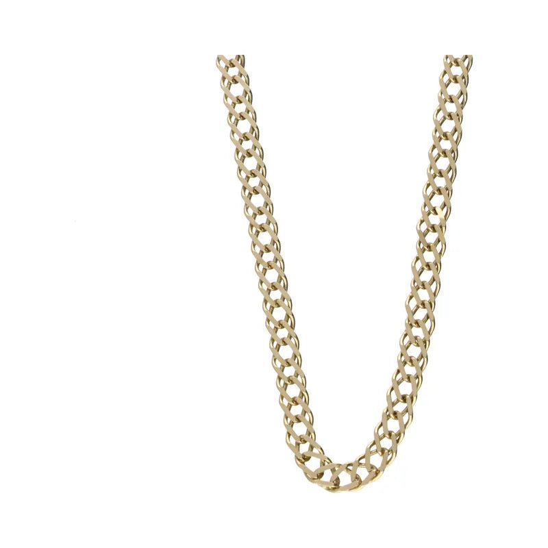 Chic Pre - Owned 9ct Yellow Double Link Curb Chain2026w35-30-1