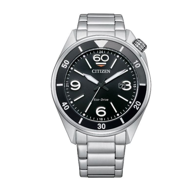 Citizen Eco - Drive Black Dial Seaplane Watch AW1710 - 80E