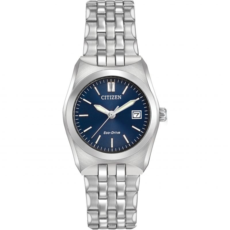 Citizen Eco - Drive Ladies Corso Blue Dial Watch EW2290 - 54L