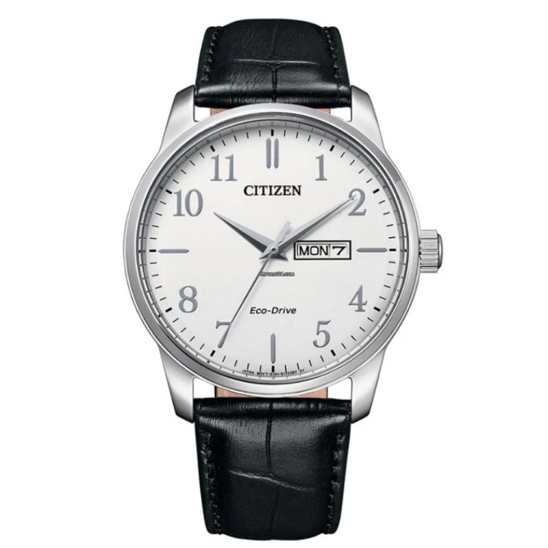 Citizen Men's Eco - Drive Classic Black Leather Watch BM8550 - 14A