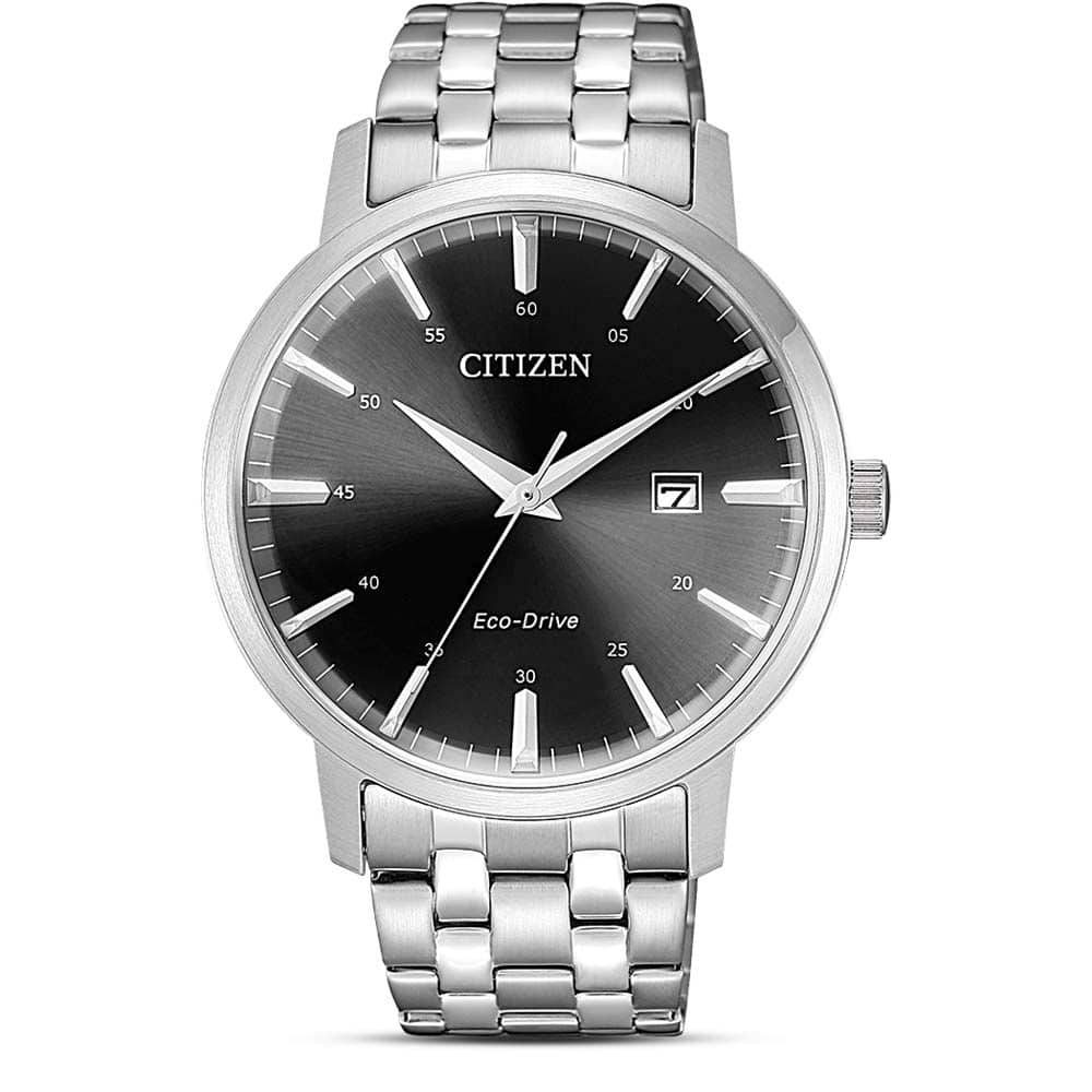 Citizen Mens Eco - Drive Stainless Steel Bracelet Watch BM7460 - 88E