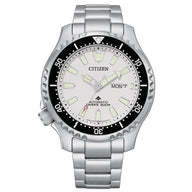 Citizen Mens Promaster Automatic White Dial Diver Watch NY0150-51A