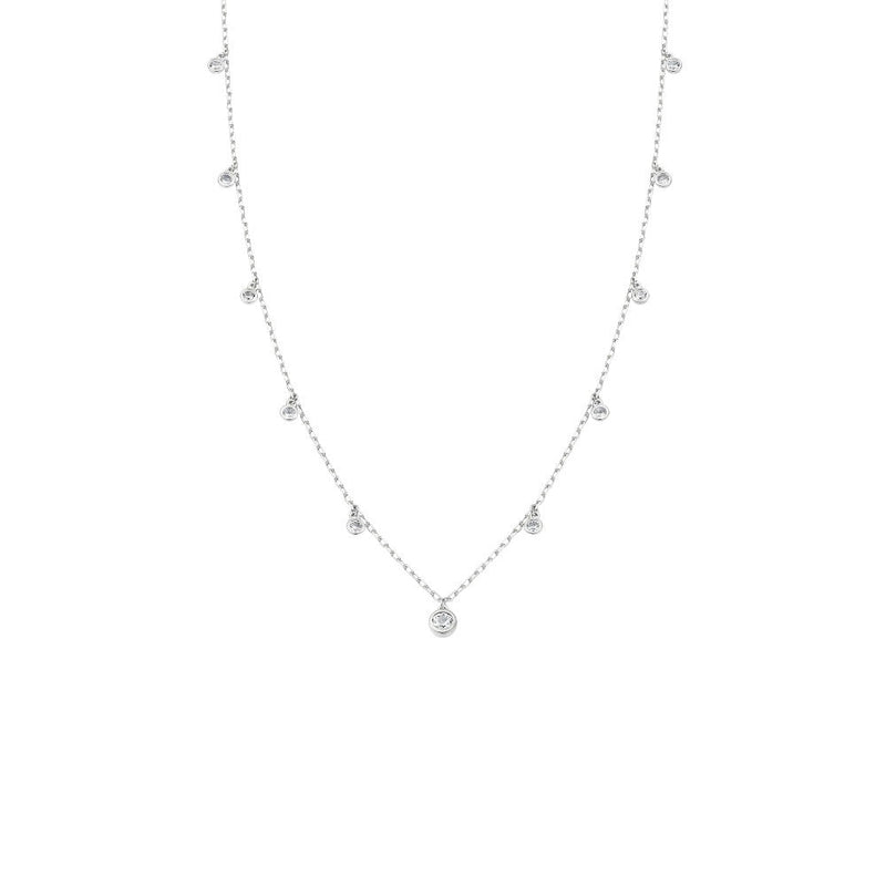 Clogau Celebration Sterling Silver Closer Fit Necklace with Topaz 3SCEL935