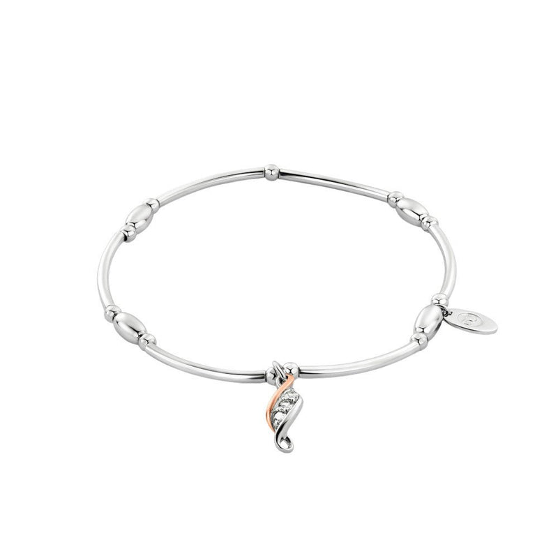 Clogau Past Present Future Sterling Silver Affinity Bracelet with Topaz XX3SZ1265117