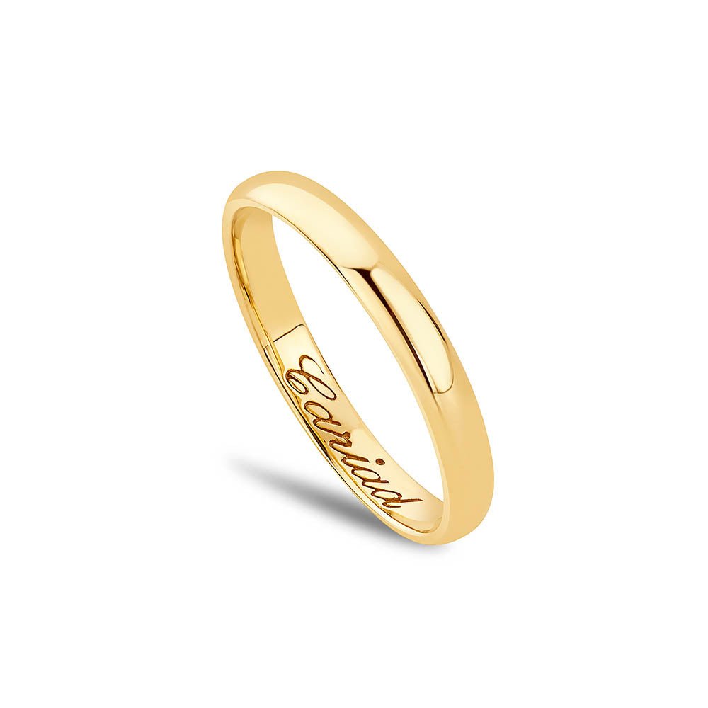 Clogau Promises 9ct Solid Gold 3mm Wedding Ring WED3DYWED3DY