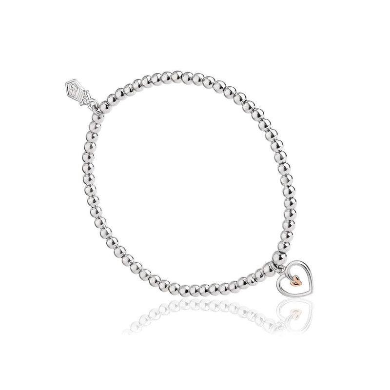 Clogau Tree of Life Sterling Silver Heart Affinity Bracelet 3SBB7S